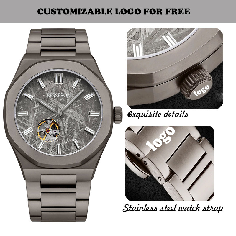 Luminous Mechanical Watch Men Style Skeleton Tourbillon Automatic Small Dial Luxury Wristwatch Luxury Mechanical Watches For Men