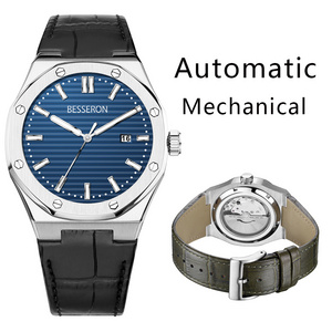 Luxury Automatic Mechanical Watch 3BAR Waterproof With Calendar Window Business Watch for Men