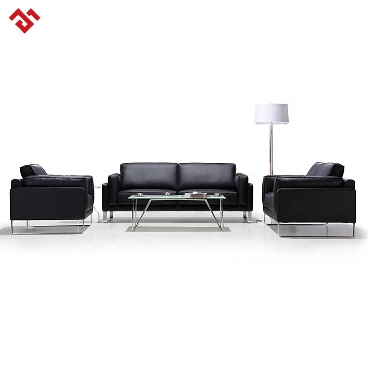 Cheap european style comfortable living room waiting room office reception visitor office furniture sofa modern