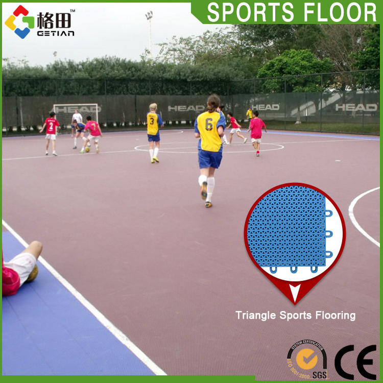 CE Standard pp interlocking portable outdoor futsal court flooring cost