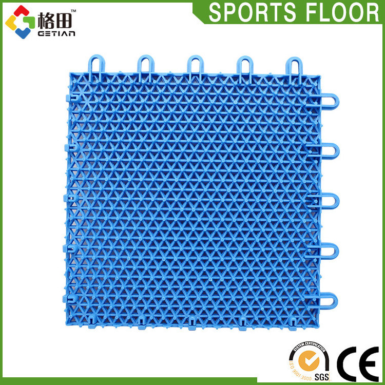 Guangzhou factory supply pp interlocking mini tennis court