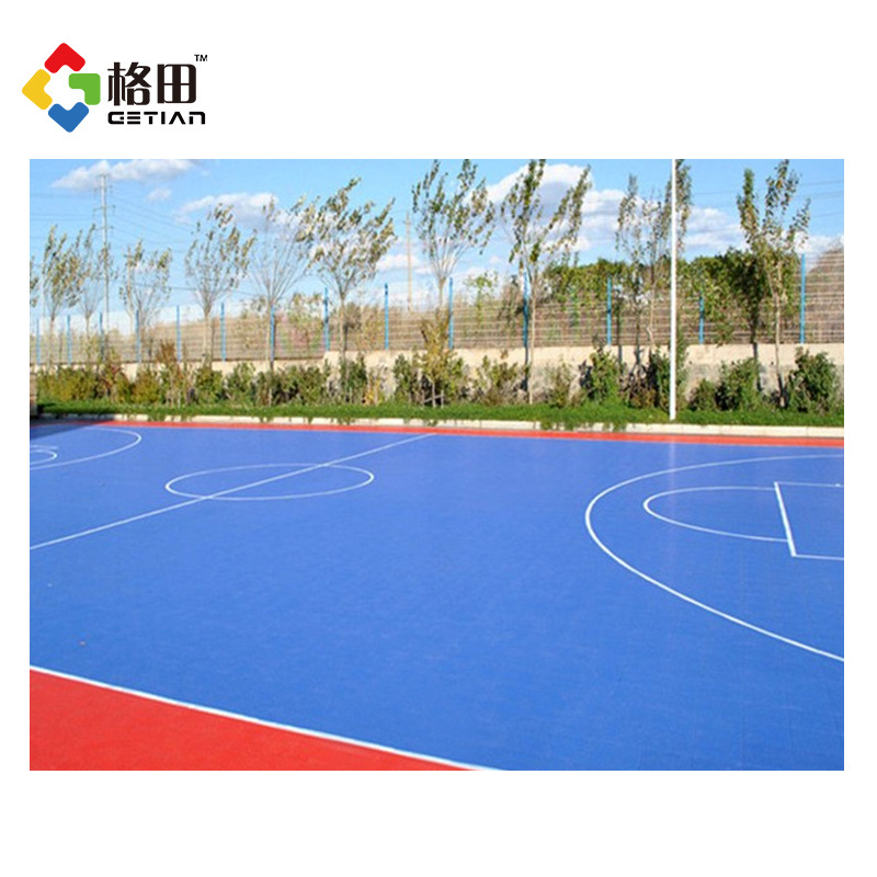 CE Standard pp interlocking portable outdoor futsal court flooring cost