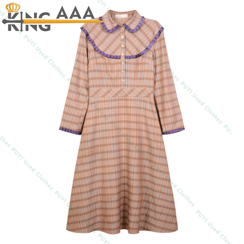 KingAAA Bales Casual Stylish Winter cotton Dress Formal Italian women used clothes