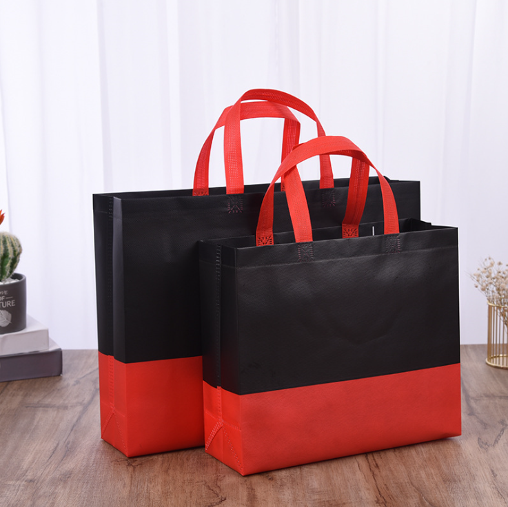 Cheap Custom PP Shopping Non Woven Bags Tote Bag Woven with Custom Design