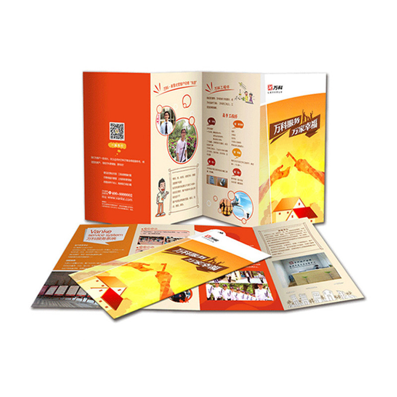 Wholesale Custom printing NFC card ring product user guide instructions book folded leaflet