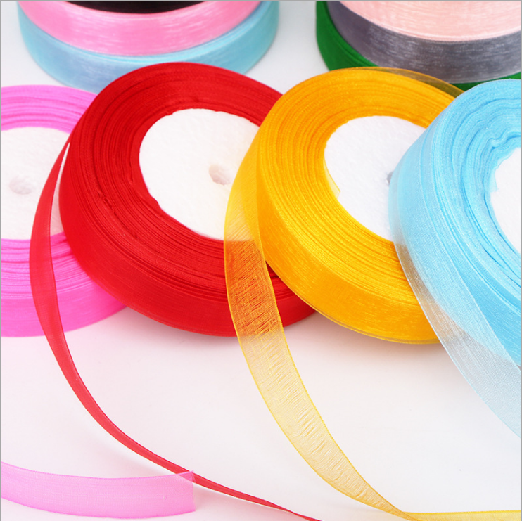 High Quality Silk Wedding Custom Ribbons For Gift Wrap Christmas Ribbon Roll Wholesale