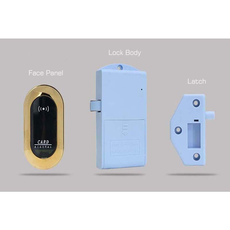 RFcard 002 NFC file drawer medicine wardrobe storage gym metal electronic battery waterproof password smart RFID cabinet lock