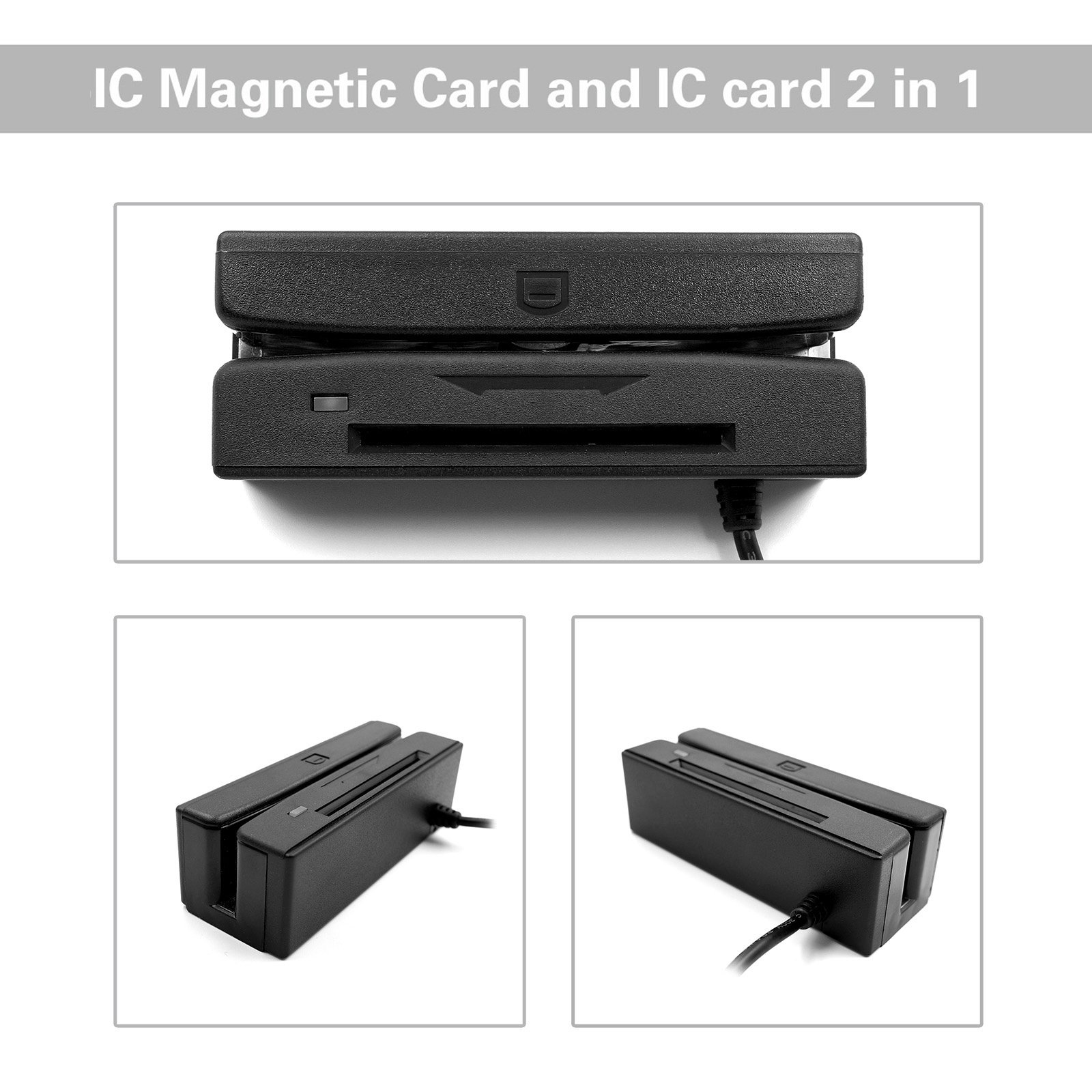 USB Remarkable Quality magnetic card reader smart card reader writer chip card writer and reader