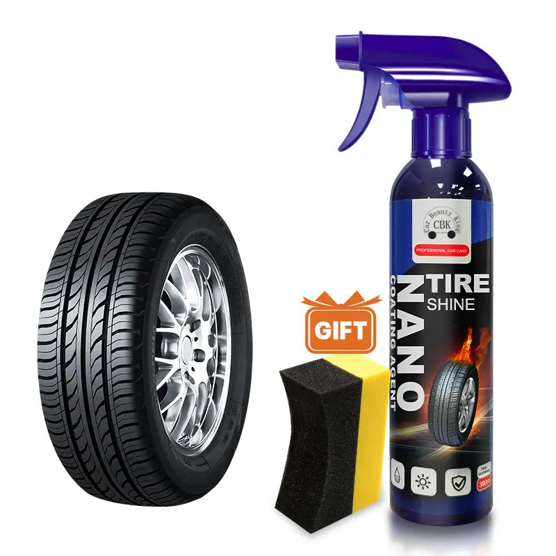 CBK Eco-friendly Car Care Long Lasting Tire Shine Protection 380ml Car Tire Shine