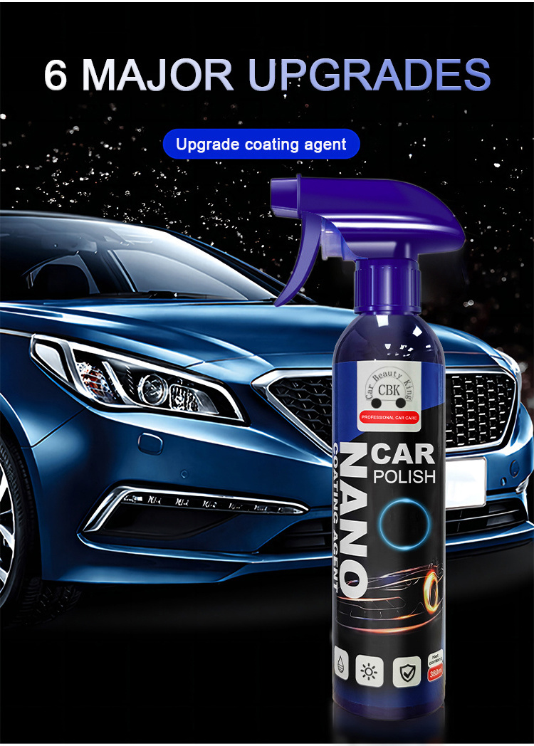 nano ceramic coating spray Auto Liquid Ceramic Coatcar ceramic coating Polish car Care product h9 380ML