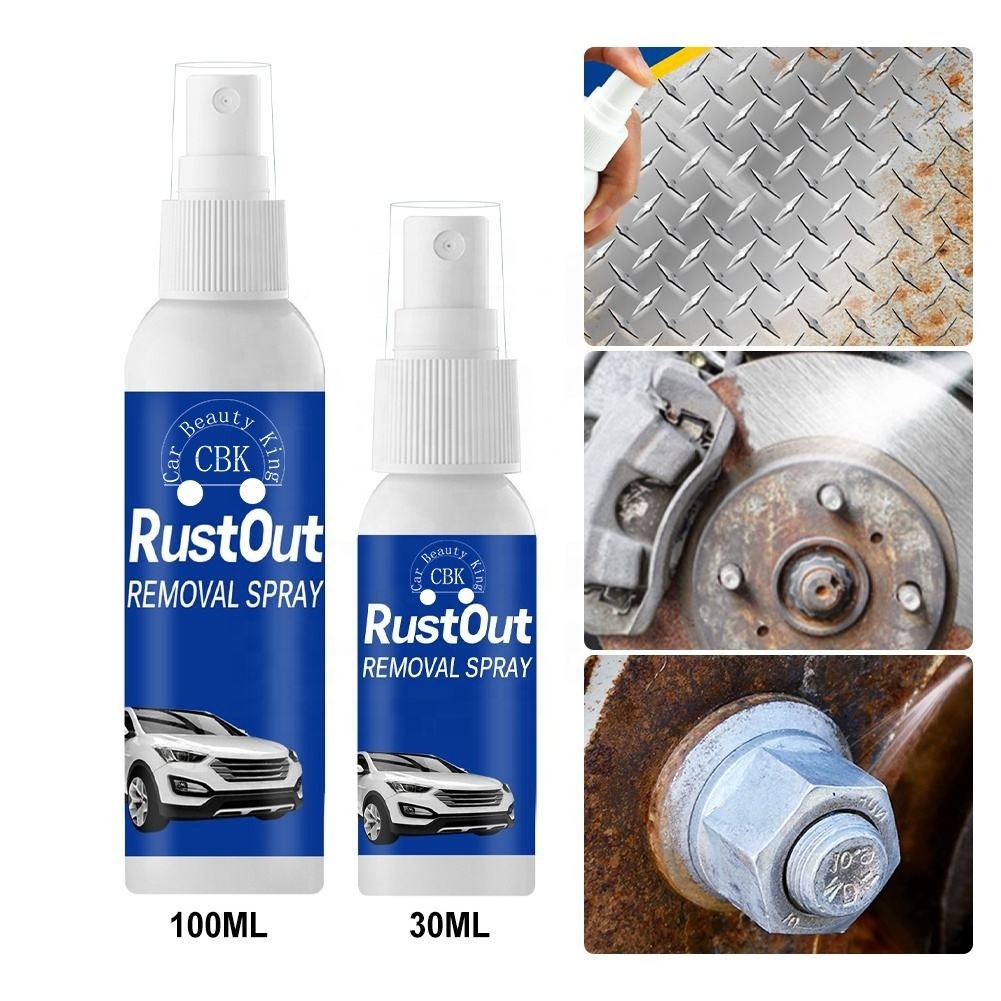 Car Rust Remover Multi-Purpose Rust Remover Spray Metal Surface Chrome Paint Car Maintenance Super Cleaning Iron Powder