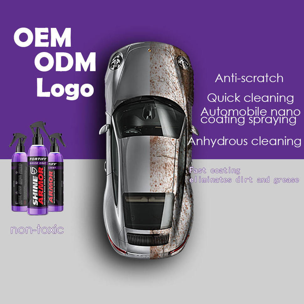 236ml SHINE Quick Ceramic Coating Car nano Wax Polish Spray Super hydrophobic Hybrid Liquid glass Solutions Ceramic Polish Wax