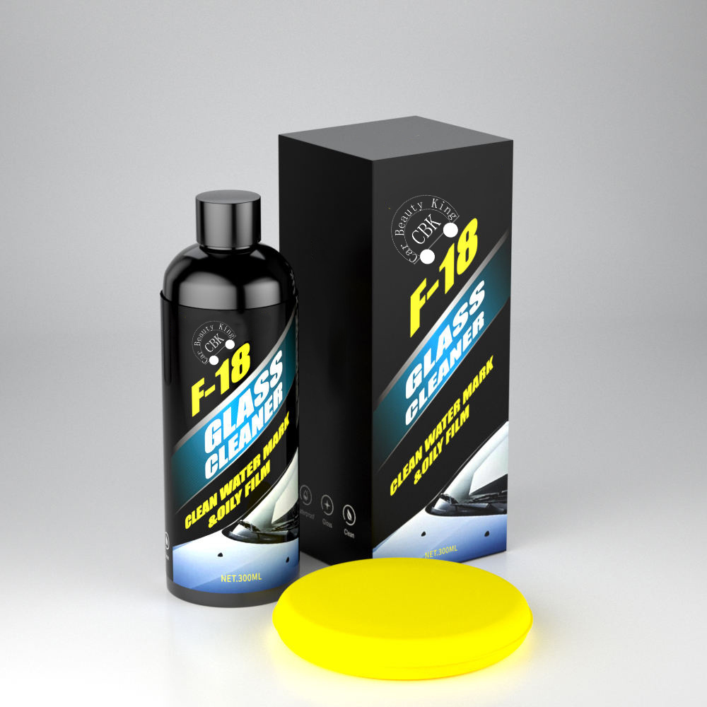 OEM Customer Logo Car Windshield Glass Cleaner Side Mirror Water Spots Oil Film Remover 300ML