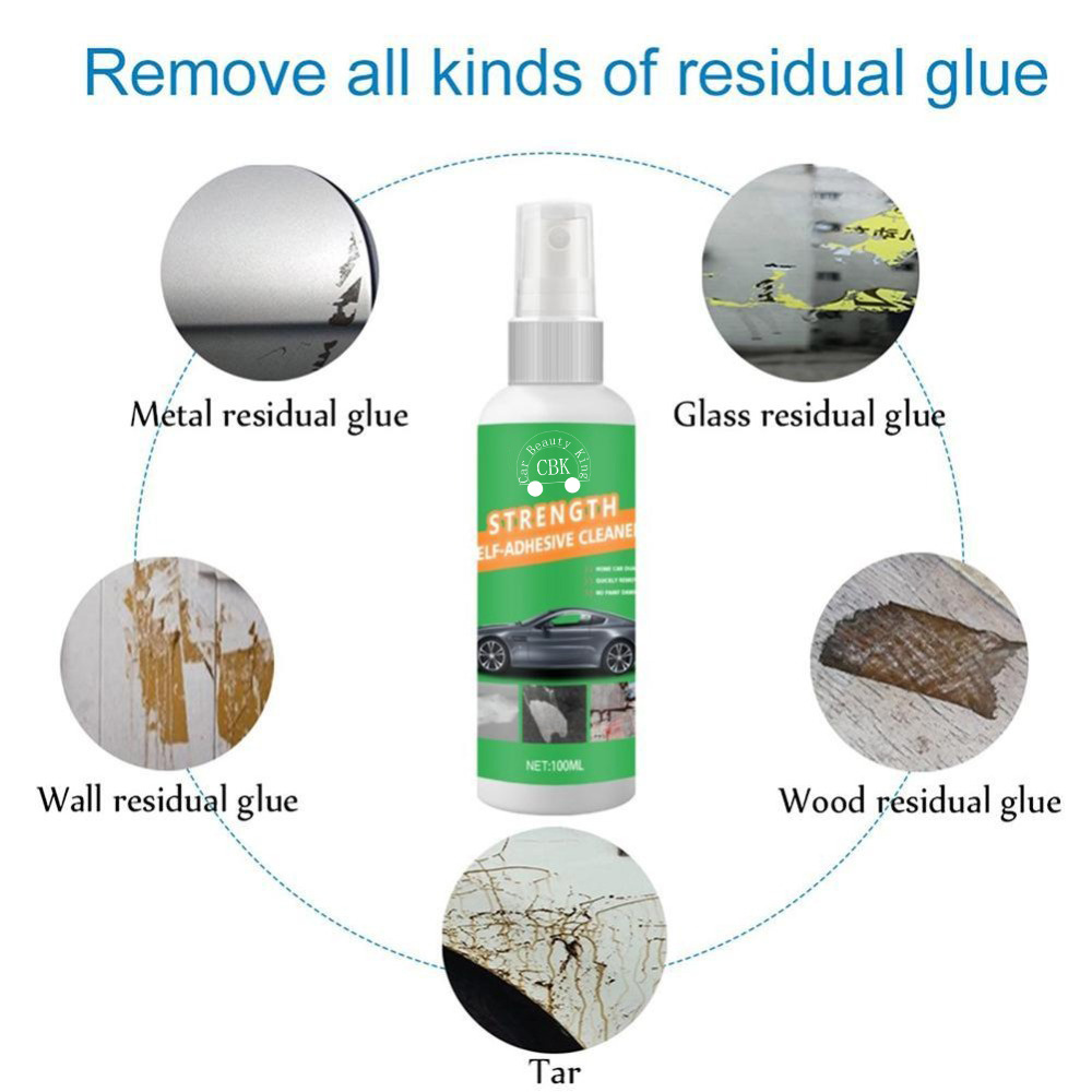 1Set Quick And Easy Sticker Remover Sticky Residue Remover Wall Sticker Glue Removal Car Glass Label Cleaner Adhesive Glue Spray