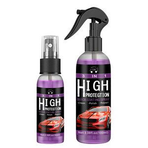 Coating Polishing Spraying Wax Forpolish Car Wash Fortify Quick Coat Polish & Sealer Car Nano Ceramic OEM C0686 100ML 3 in 1