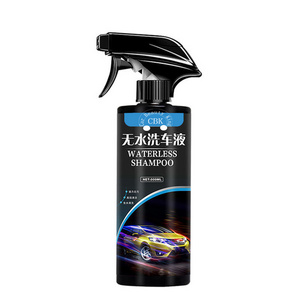 Rinse Free Cleansing Waterless Car Wash Wax Super High Gloss Formula Waterless Car Wash Spray Shampoo 500ml