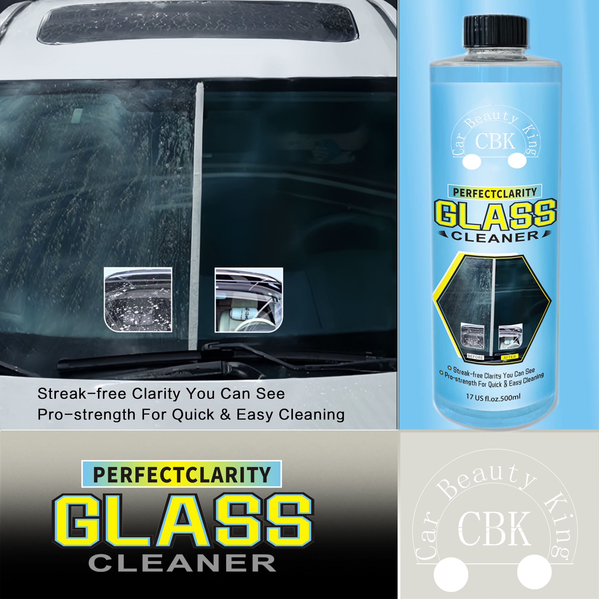 Super hydrophobic car rainproof agent, car beauty and maintenance products, glass coating