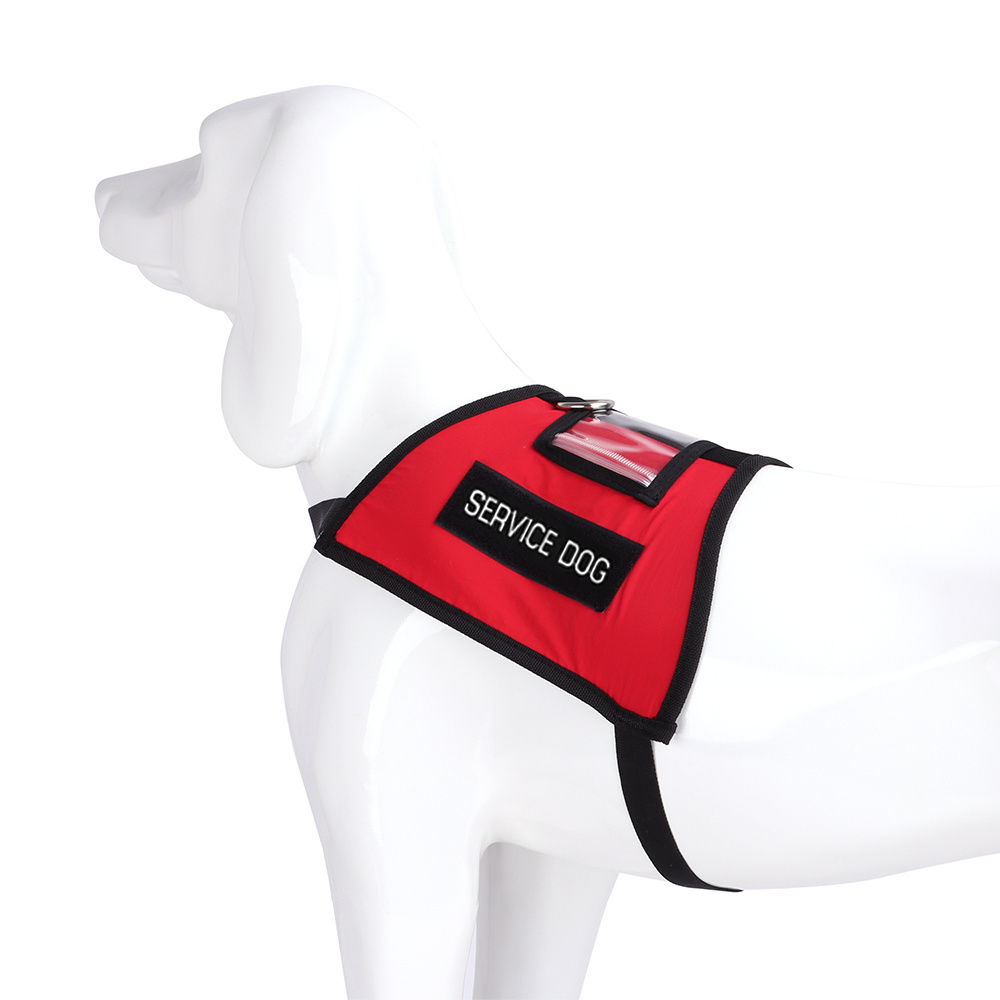 Small Adjustable Designer Modern Neoprene Custom Light Up Service Dog Harness With Padded Vest