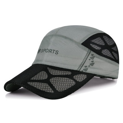 Ready to ship item outdoor sports camp cap quick drying waterproof trucker mesh cap 5 panel sun hat reprieve running caps