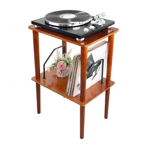 Factory new products turntable record player holder and vinyl record albums storage frame