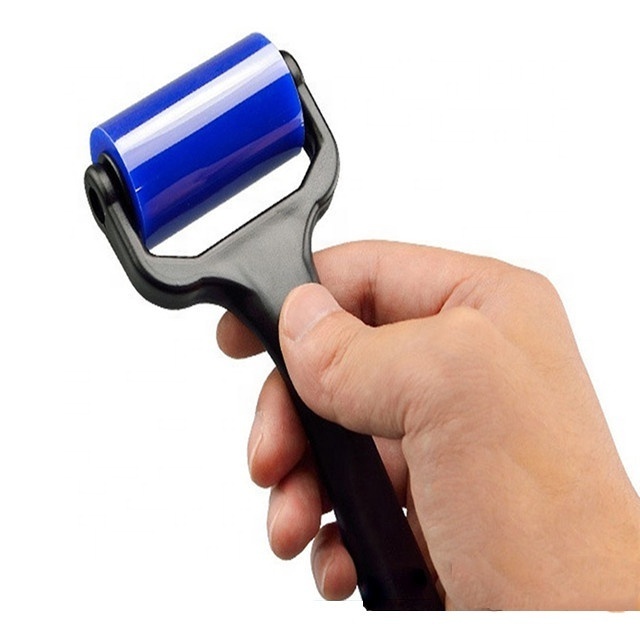 Liquid free viscous silicone screen cleaner roller easy cleaning fingerprints / oil / dust LCD screen roller