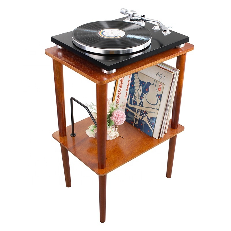 Factory new products turntable record player holder and vinyl record albums storage frame