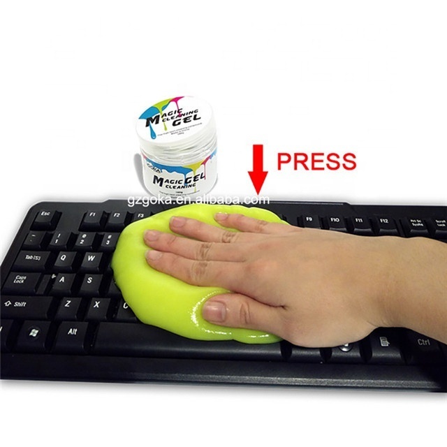 Multi-purpose magic car dust cleaning sticky gel gum computer keyboard cleaner gel