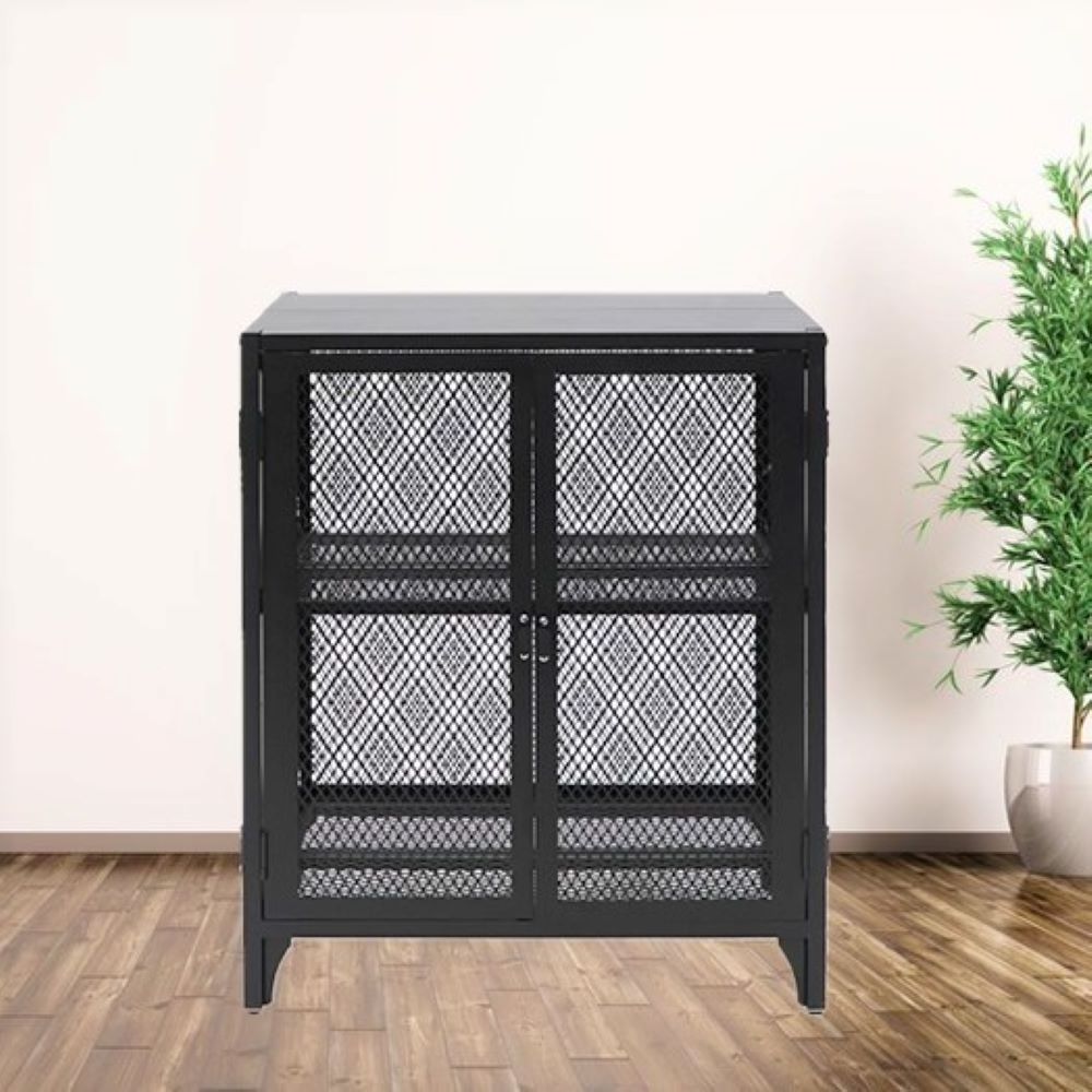 New Folding Function Standing Steel Storage Cabinet for Living Room Steel Side Storage Manufacturer