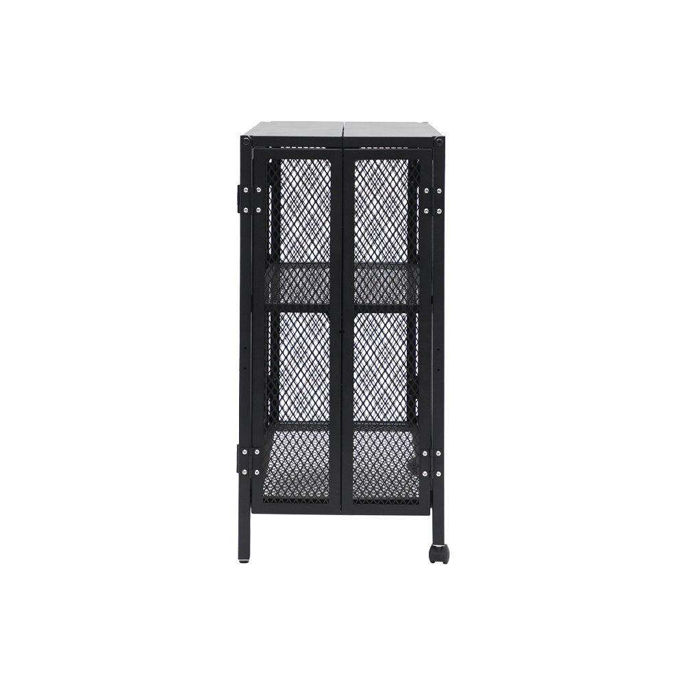 New Folding Function Standing Steel Storage Cabinet for Living Room Steel Side Storage Manufacturer