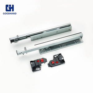 GH J05 Made In China Heavy Duty Soft Close Full Extension undermount drawer slide for kitchen