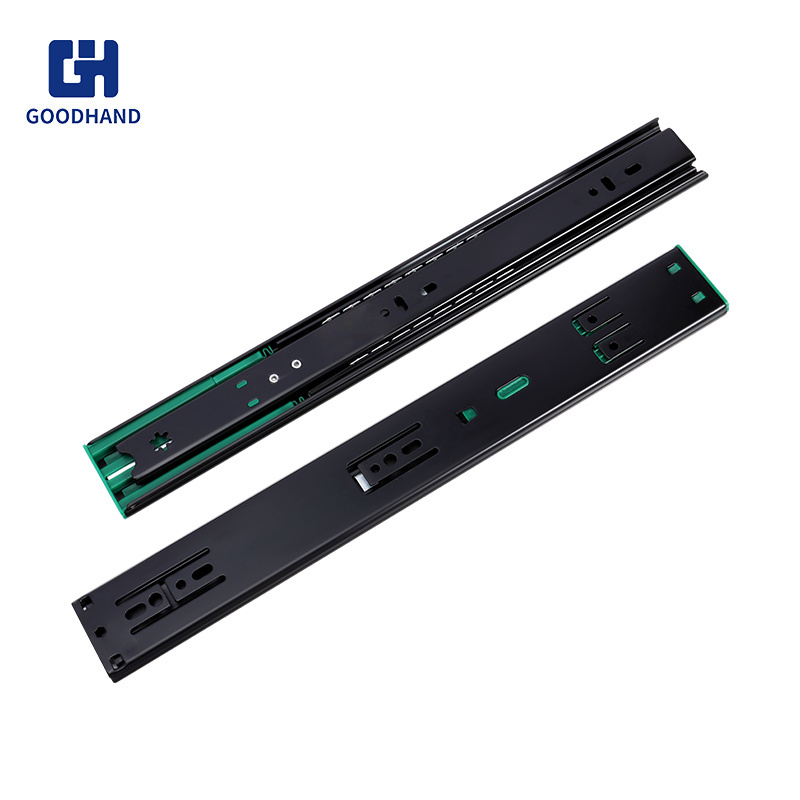 GH J04 Full-Extension Telescopic Channel Soft Close Cabinet Ball Bearing Drawer Slide