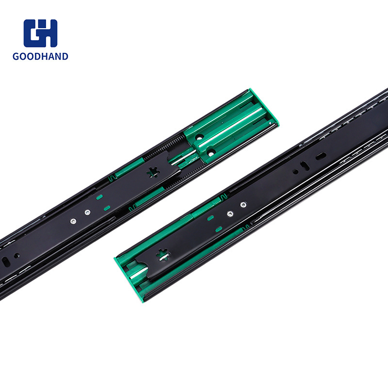 GH J04 Full-Extension Telescopic Channel Soft Close Cabinet Ball Bearing Drawer Slide