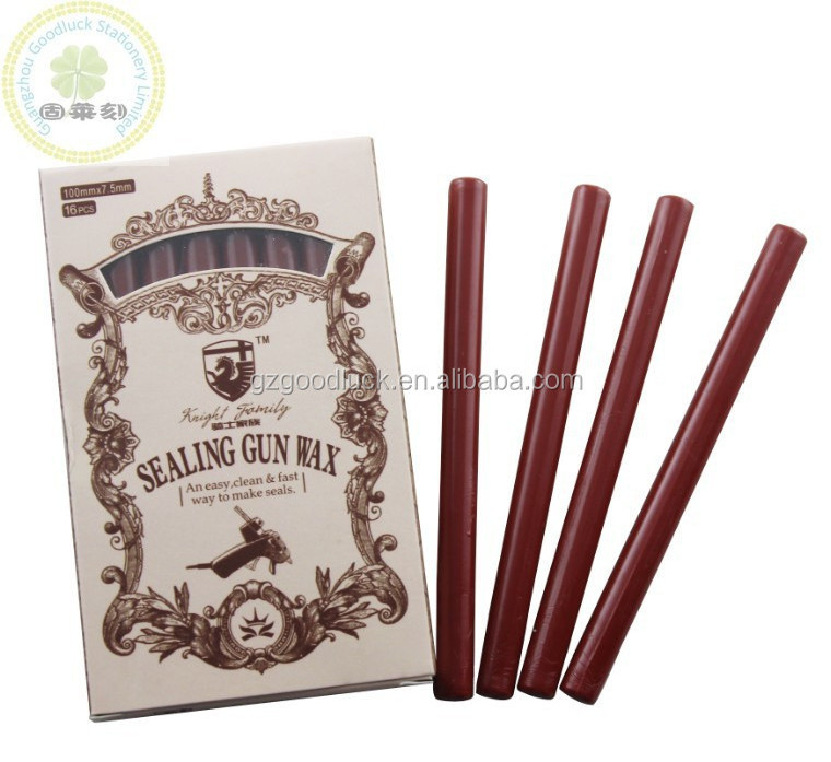 Custom round wax stick/Sealing wax stick with wick for glue gun