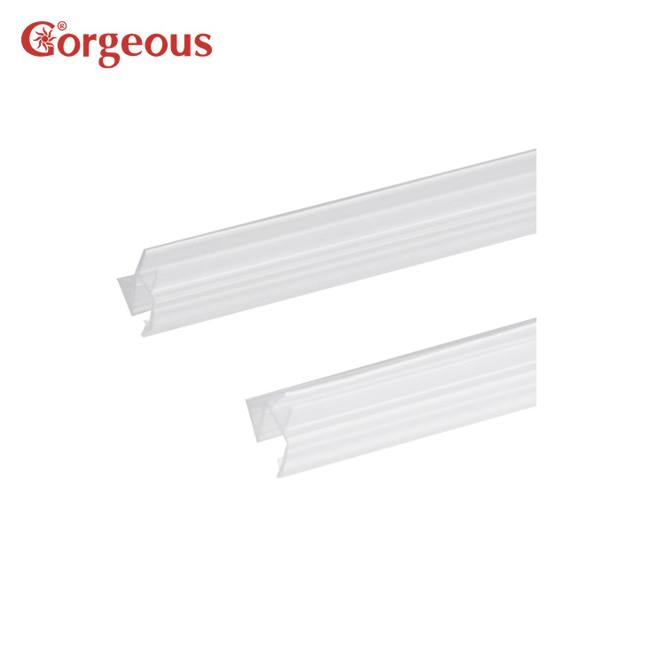 manufacturer shower screen bottom waterproof strip weather stripping door seal frameless rubber pvc shower door bottom seal