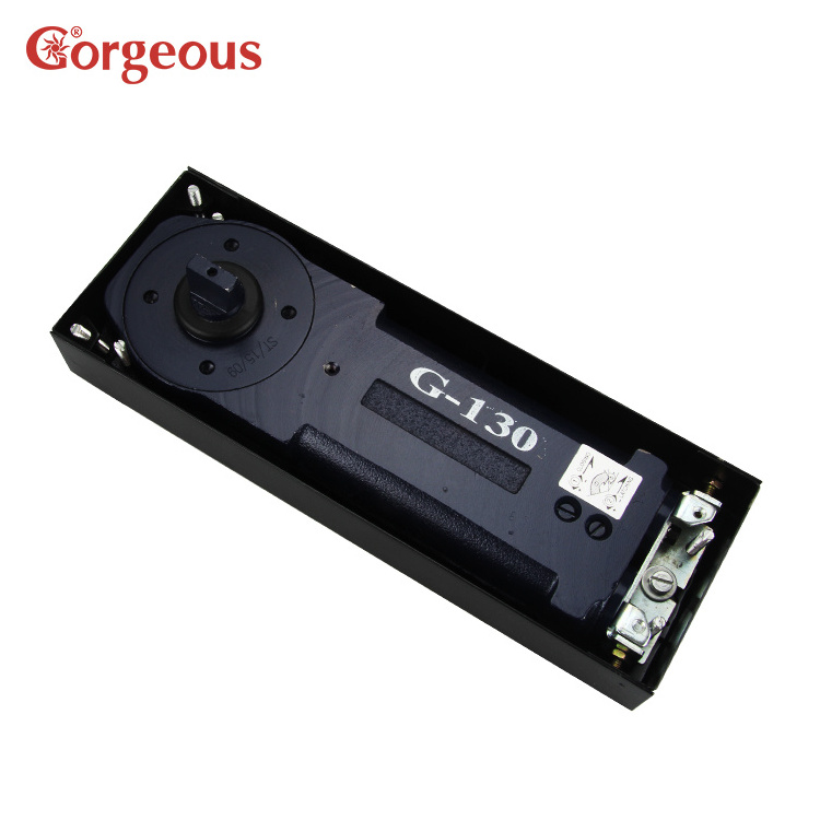 Heavy duty hidden pivot door floor machine tempered glass door hydraulic hinge floor spring door closer glass floor hinge