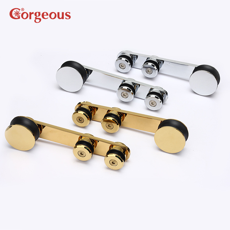 stainless steel and zinc alloy roller screen gate system accessories enclosure fitting shower temper glass sliding door hardware