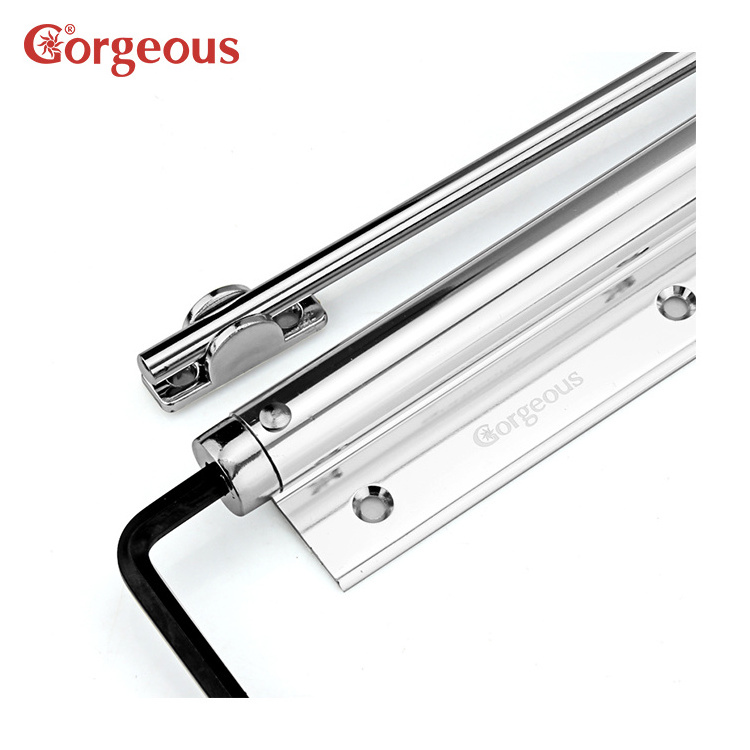 Gorgeous easy to install aluminum simple atomatic closer door mini adjustable auto spring loaded door closer