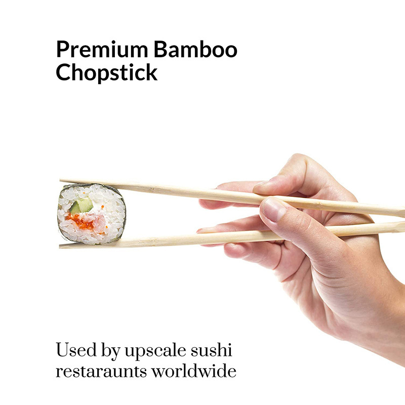 Organic Individual Packaging Bamboo Chopsticks Disposable Chinese bamboo custom logo chopsticks