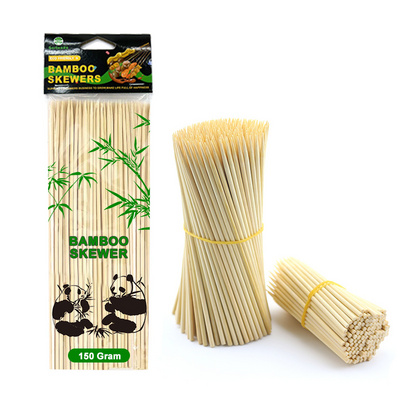 Wholesale Custom Biodegradable Bamboo Sticks Barbecue skewers bbq Round Bamboo Sticks