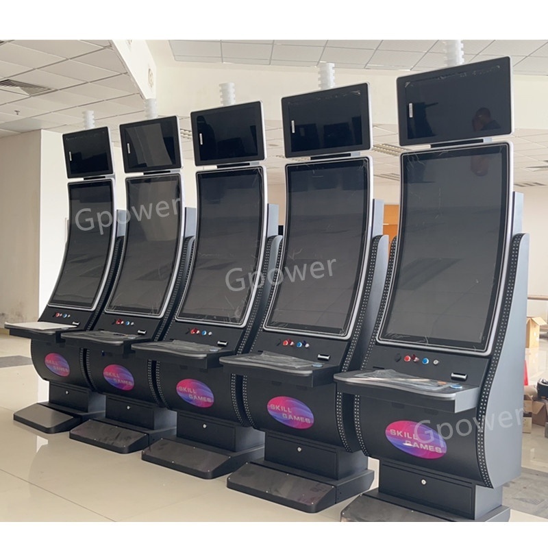 China Factory Price 43inch Curved Touch Screen Metal Cabinet Skill Game Machine for Sale