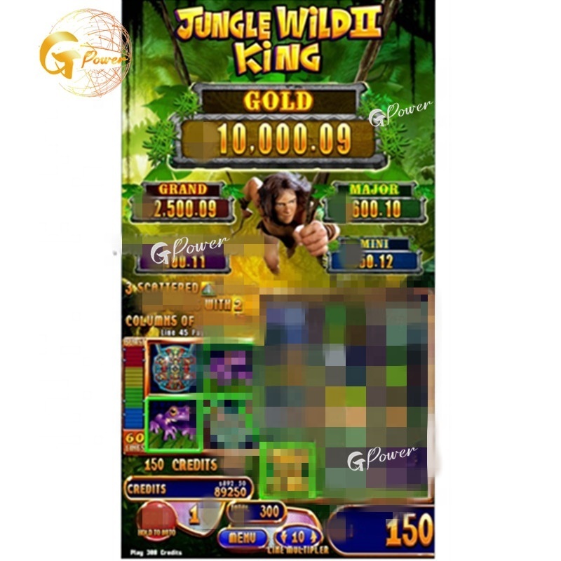 China Arcade Skill Game Machine Jungle Wild II King Game Software for Amusement