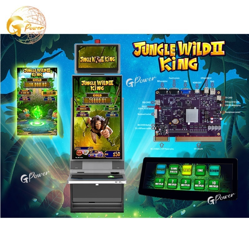 China Arcade Skill Game Machine Jungle Wild II King Game Software for Amusement