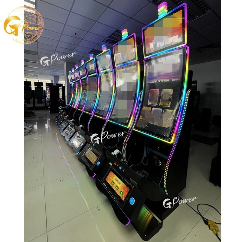 China Factory Price 43inch Curved Touch Screen Metal Cabinet Skill Game Machine for Sale