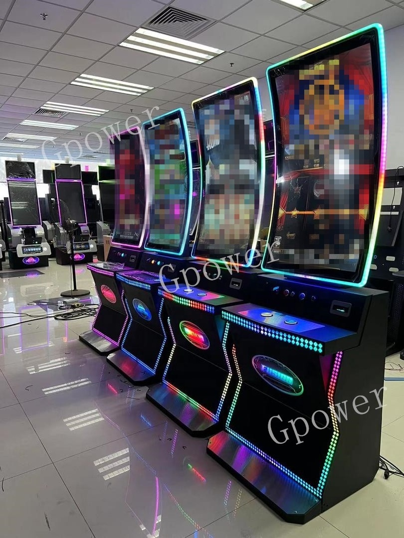 China Factory Price 43inch Curved Touch Screen Metal Cabinet Skill Game Machine for Sale