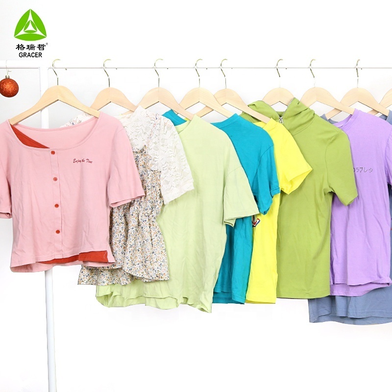 Use Clothes T Shirts Thrift Clothes Bales Second Hand Clothes Bales From Uk 45Kg-50Kg