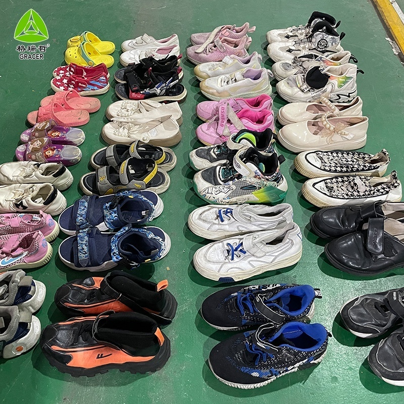 Used Kids Running Sneakers Student Children's Shoes 2023 Stock Sports Boys Girls Shoes For Children