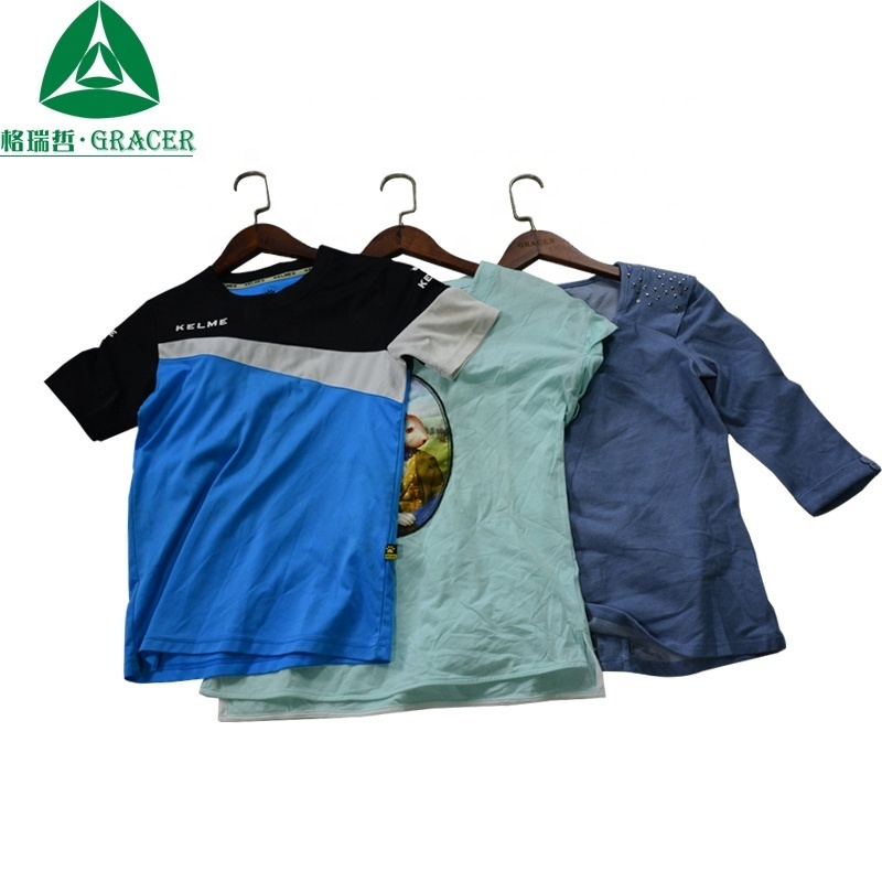 Wholesale Cheap Bulk Ladies T-Shirt and Second Hand Used Clothing in USA