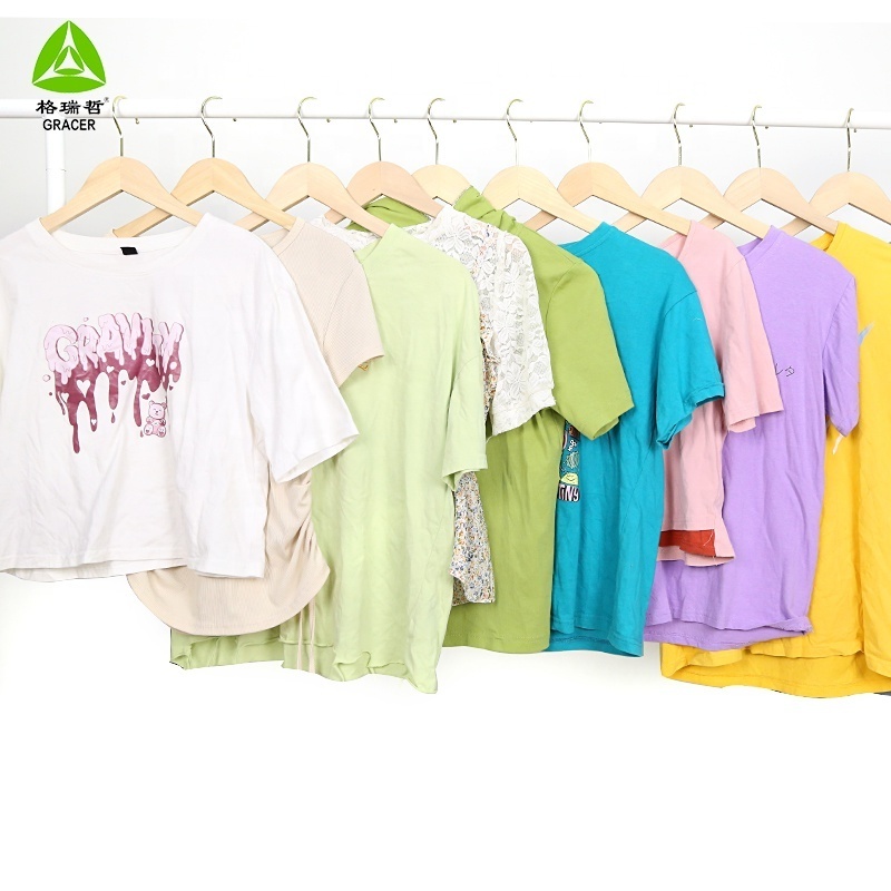 Use Clothes T Shirts Thrift Clothes Bales Second Hand Clothes Bales From Uk 45Kg-50Kg