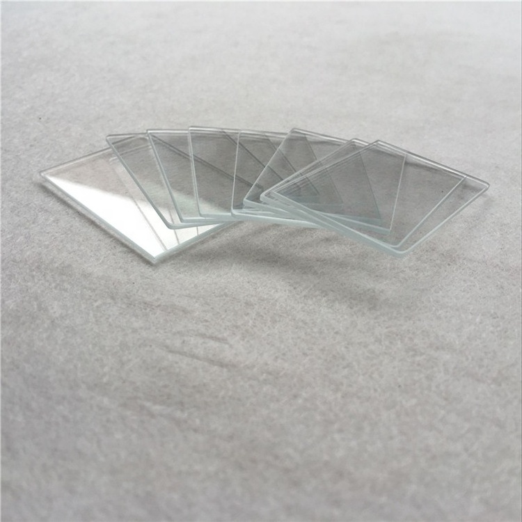 Glass factory customized Square Solar panel cover glass for light fixture lamp shades