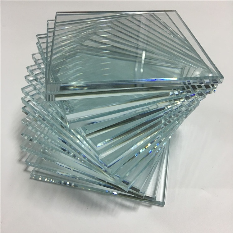 Factory Customized Glass Ultra clear 10mm flat edge architectural tempered glass cost per square foot